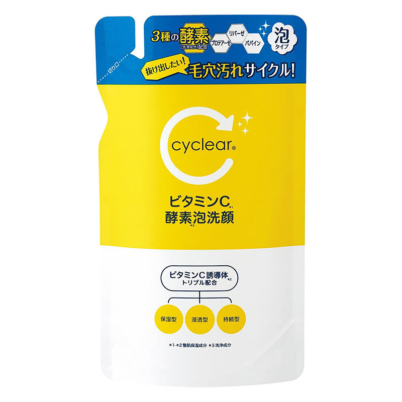 サイクリア ビタミンC 酵素泡洗顔 詰替 250ml