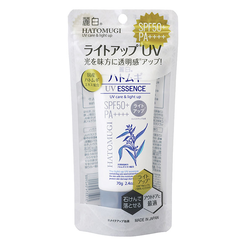 麗白 ハトムギ ライトアップ UVエッセンス SPF50+ PA++++ 70g