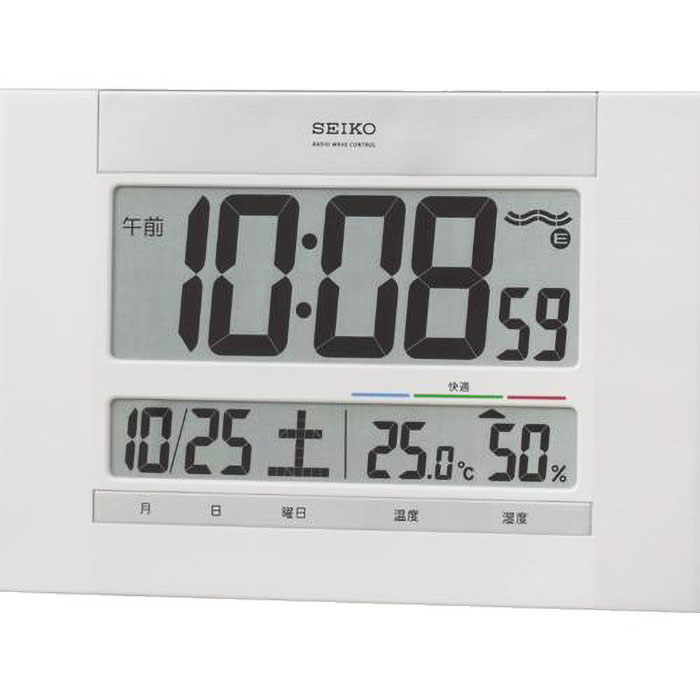 掛置兼用電波時計 SEIKO ホワイト