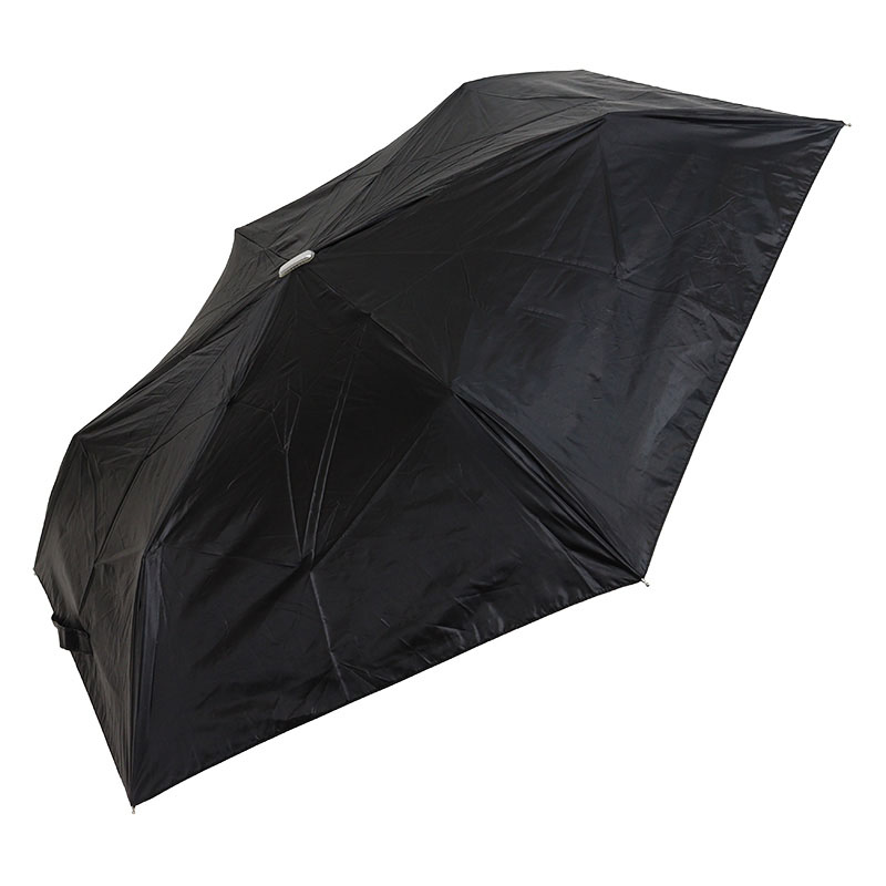 ポケフラットサンシェイド 50cm 雨晴兼用 折たたみ傘 ブラック