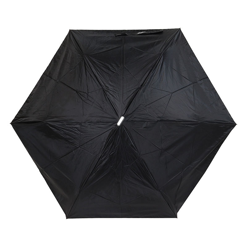 ポケフラットサンシェイド 50cm 雨晴兼用 折たたみ傘 ブラック