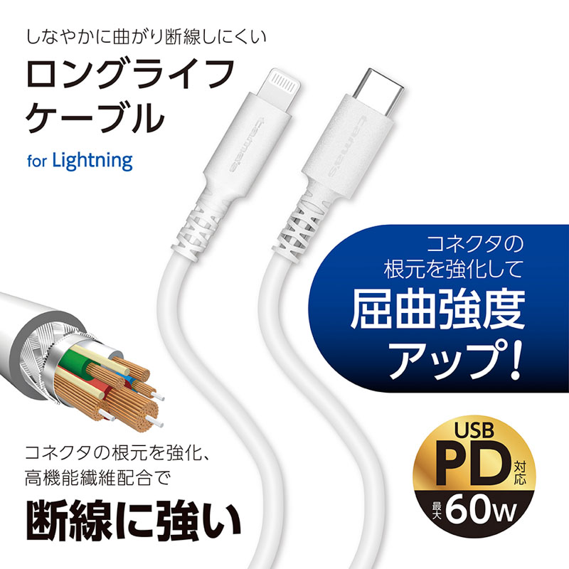 C To Lケーブル 0.5m ホワイト