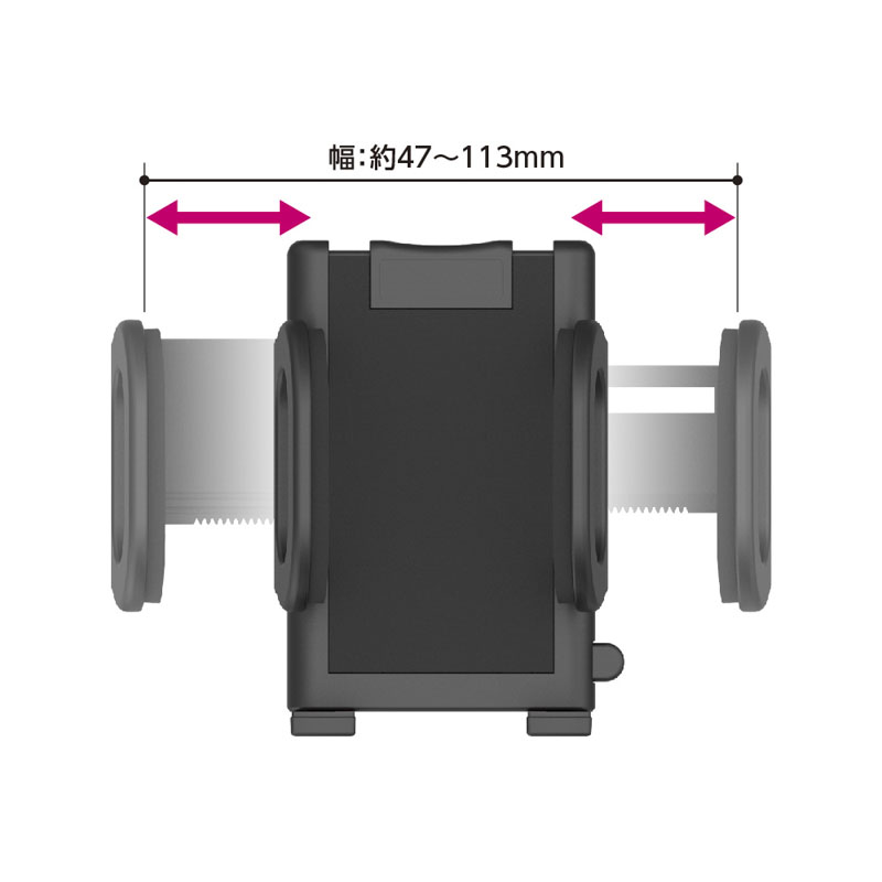 エアコンスマホルダー