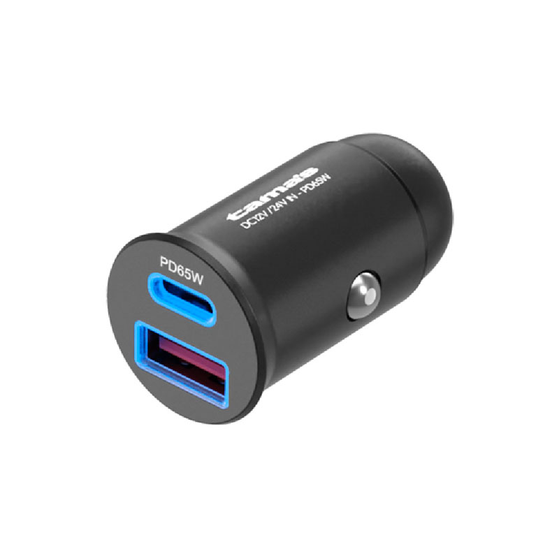 車載充電器 PD65W カーチャージャー C＋A ブラック