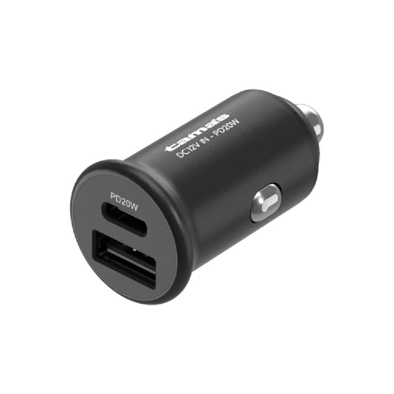 車載充電器 PD20W カーチャージャー C＋A ブラック