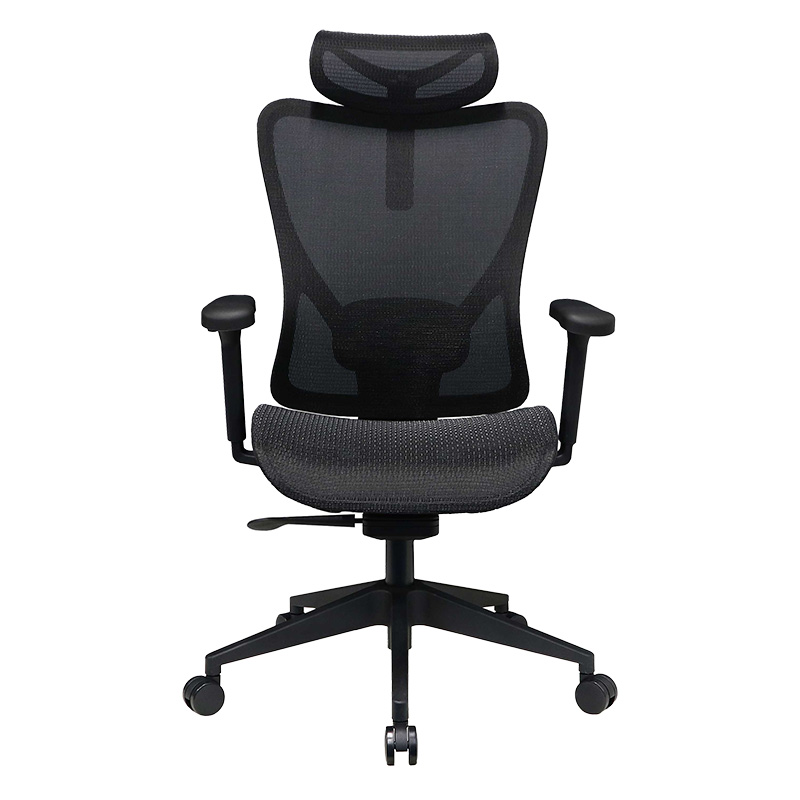 エラストマーメッシュチェア YK-9018 ブラック