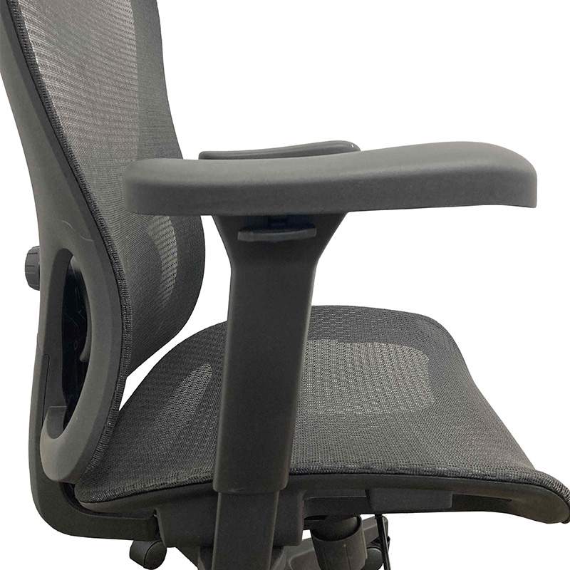 エラストマーメッシュチェア YK-9018 ブラック