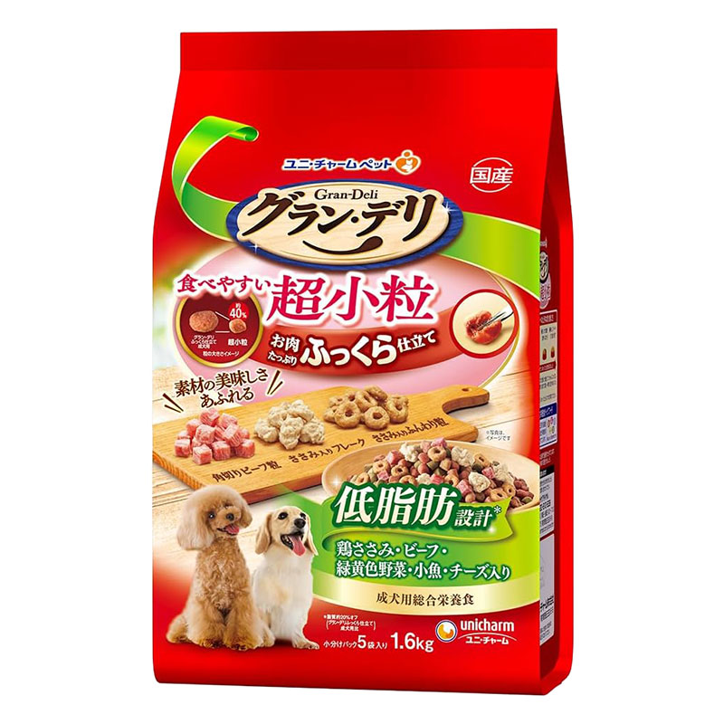 グラン・デリ ふっくら仕立て 低脂肪 食べやすい超小粒 1.6kg