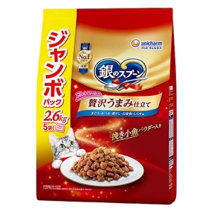 銀のスプーン 贅沢うまみ仕立てまぐろ・かつお・煮干し・白身魚・しらす味 2.6kg