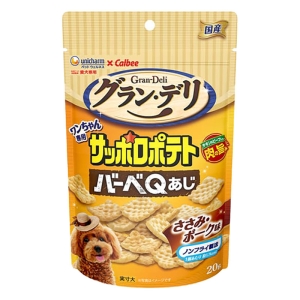 グラン・デリ ワンちゃん専用サッポロポテトバーベQあじ ささみ・ポーク味 20g