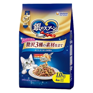 銀のスプーン 贅沢3種の素材仕立てまぐろ・かつお・白身魚味 1.0kg