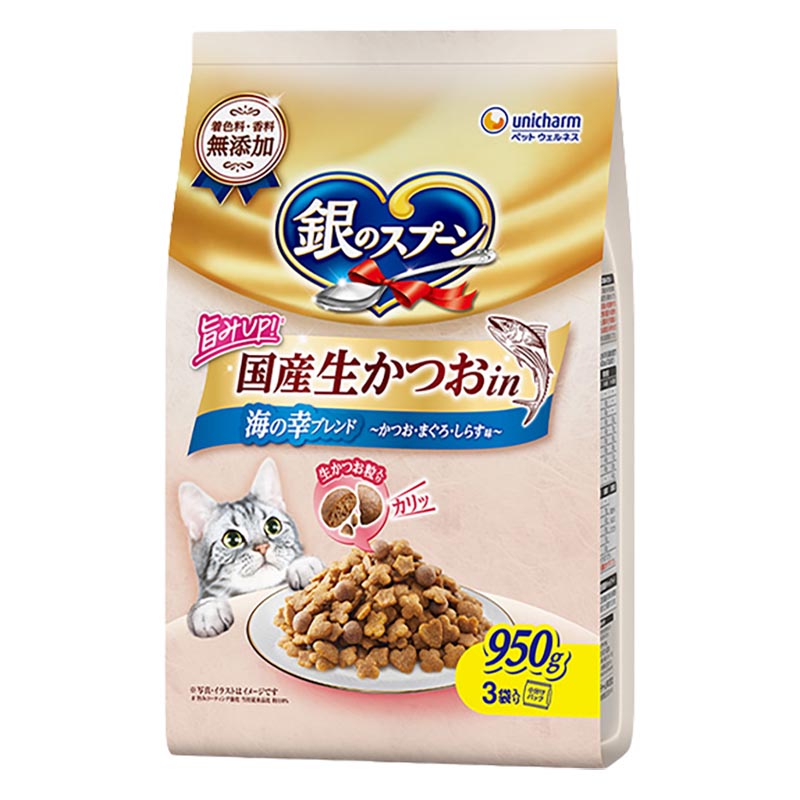 銀のスプーン 国産生かつお 海の幸ブレンド 950g