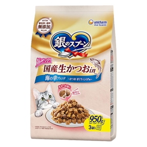 銀のスプーン 国産生かつお 海の幸ブレンド 950g