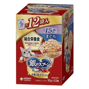 銀のスプーン パウチ総合栄養食 15歳頃から 55g×12袋入