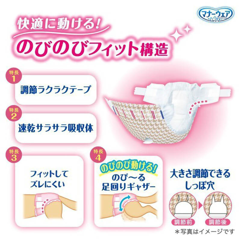 マナーウェア 女の子用 S 16枚入