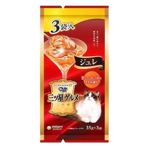 銀のスプーン三ツ星グルメ パウチジュレ まぐろ・かつおにささみ添え 35g×3袋