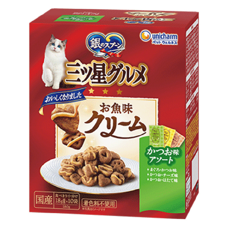 銀のスプーン 三ツ星グルメお魚味クリームかつお味レシピ 種のアソート180g