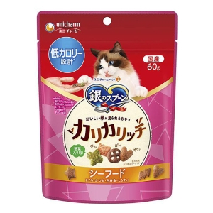 銀のスプーン おいしい顔が見られるおやつ カリカリリッチ 低カロリー シーフード 60g