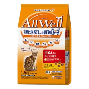 AllWell 早食いが気になる猫用 チキン味 1.5kg