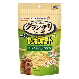 グラン・デリ ワンちゃん専用サッポロポテト つぶつぶベジタブルチーズ味 20g