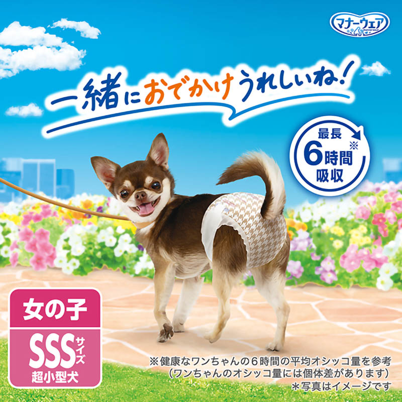 マナーウェア女の子用 SSSサイズ 4枚