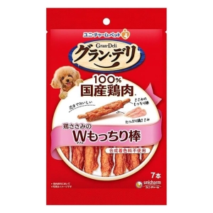 グラン・デリ きょうのごほうび おやつ 鶏ささみのWもっちり棒 7本