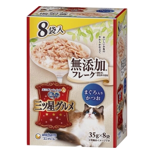 銀のスプーン三ツ星グルメ パウチ フレーク無添加 まぐろ入りかつお 35g×8袋