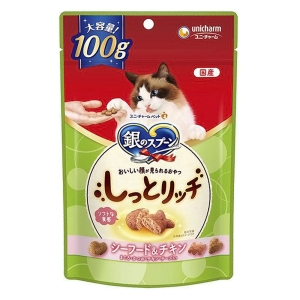 銀のスプーン おいしい顔が見られるおやつ しっとリッチ シーフード＆チキン 100g