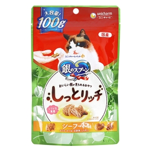 銀のスプーン おいしい顔が見られるおやつ しっとリッチ シーフード 100g