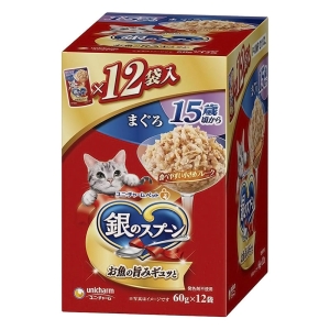 銀のスプーン ウェットタイプ パウチ 15歳頃から まぐろ 12袋入