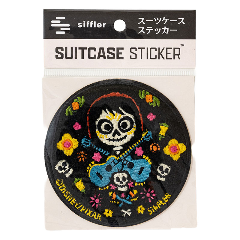 スーツケースステッカー サガラ刺繍 ディズニー DSN011 ブラック
