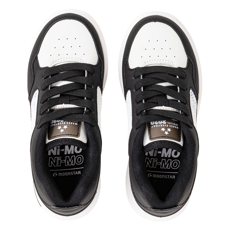 NI-MO コートシューズ NMJ139 ブラック|ホワイト
