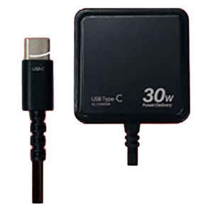 PD30W対応 Type-C AC充電器 AKJ-PD30 BK