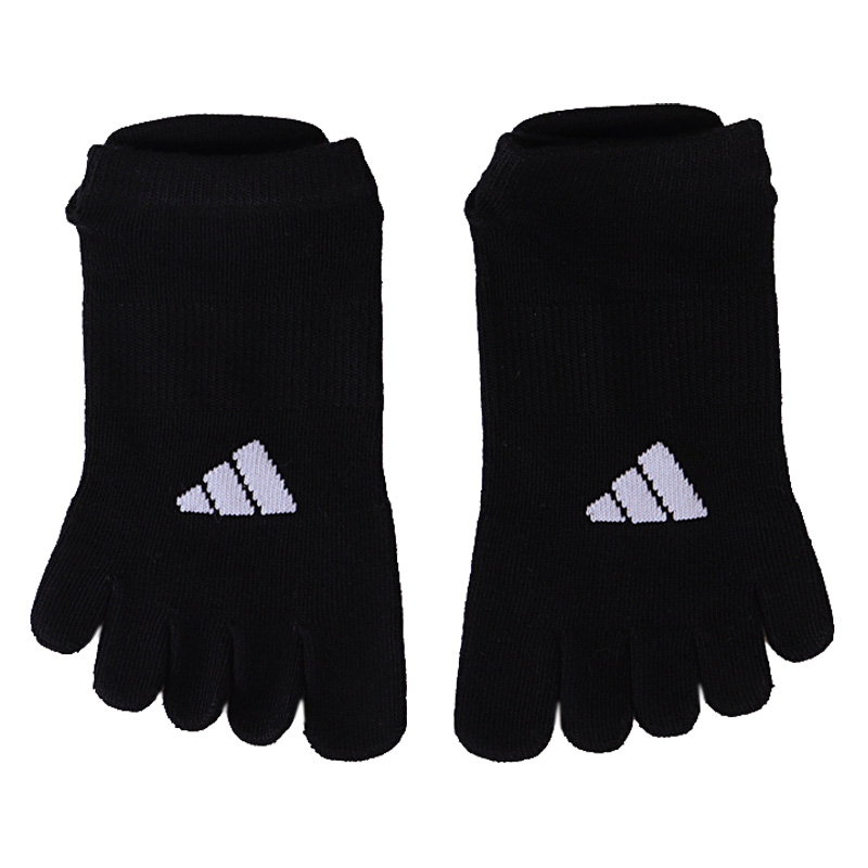 レディース adidas 5本指スニーカー丈 ブラック 23-25cm