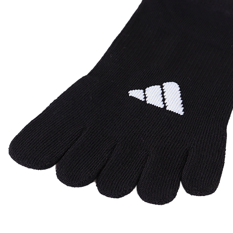 レディース adidas 5本指スニーカー丈 ブラック 23-25cm