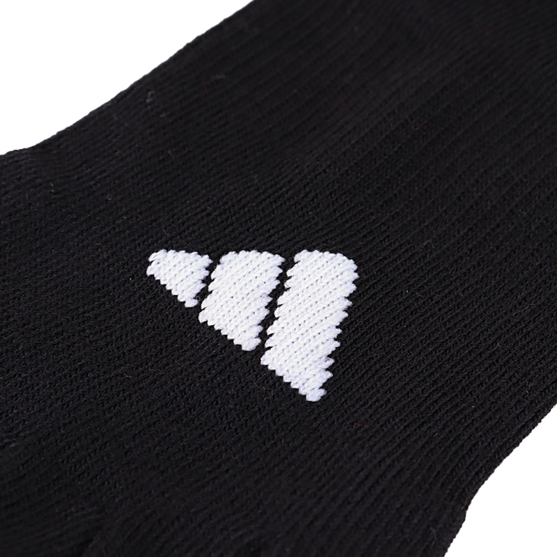 レディース adidas 5本指スニーカー丈 ブラック 23-25cm