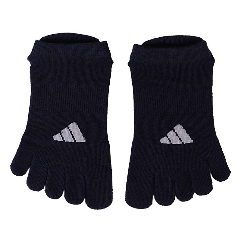 レディース adidas 5本指スニーカー丈 チャコール 23-25cm