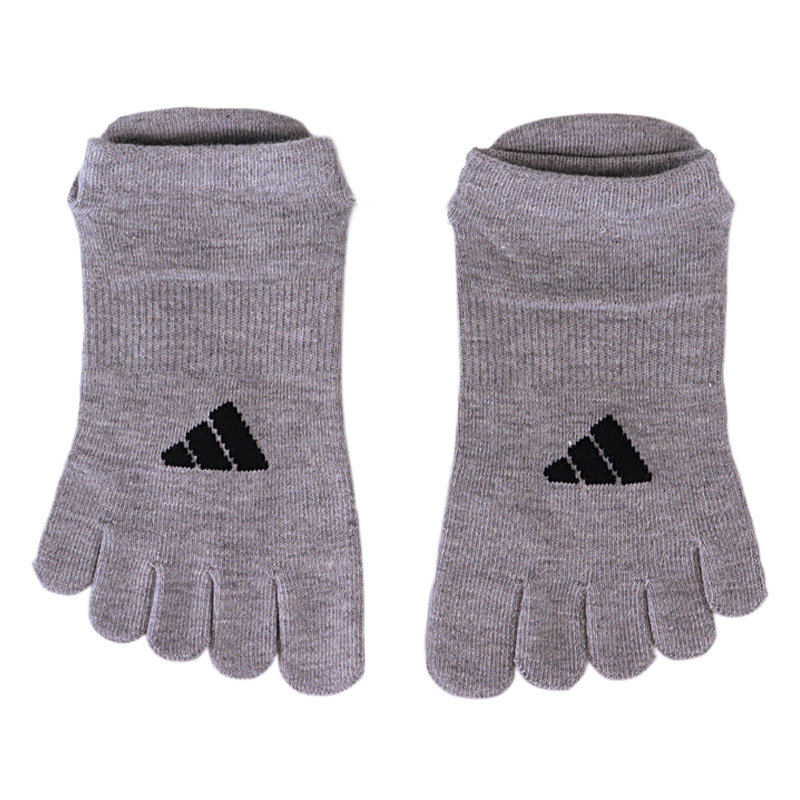 レディース adidas 5本指スニーカー丈 グレー 23-25cm