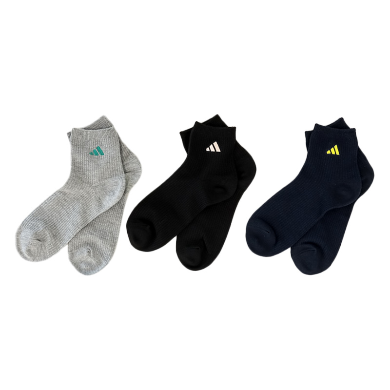 レディース adidas ショート丈 3足組 23-25cm