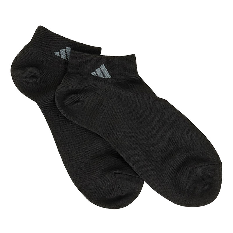 メンズ adidas 柄 ショート丈ソックス ブラック 3足組