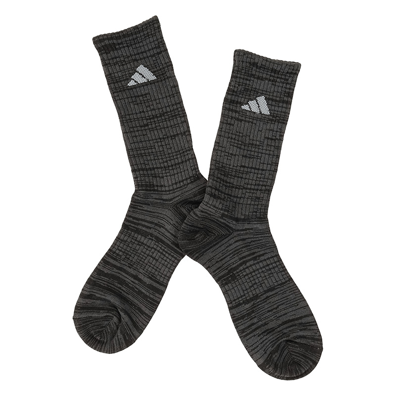 メンズ adidas 補強 クルー丈ソックス MIX 3足組
