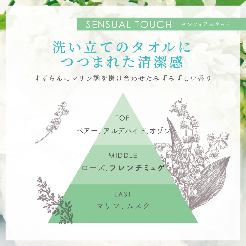 レールデュサボン柔軟剤 センシュアルタッチ 詰替用 960ml