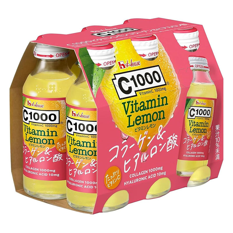 C1000 ビタミンレモンコラーゲン＆ヒアルロン酸 140ml×6本