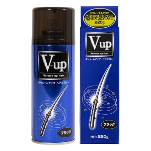V-UP ヘアスプレー 染毛料 ブラック 220g