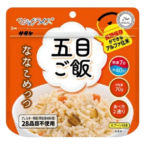 マジックライス 保存食 ななこめっつ 五目ご飯 70g
