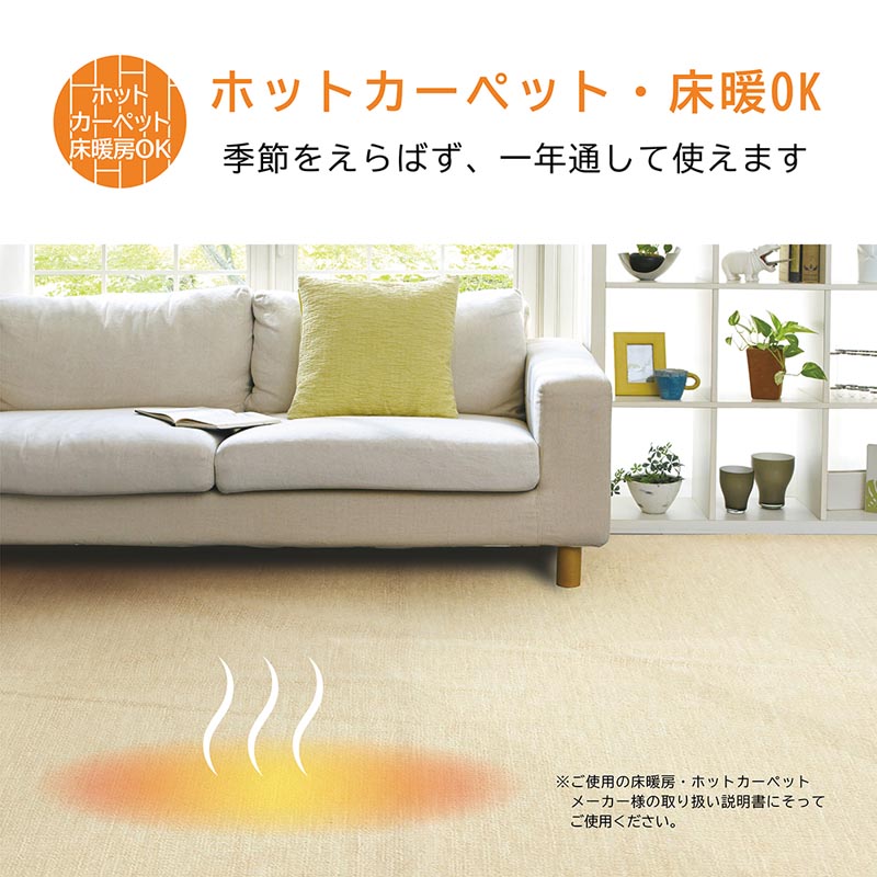 タフトカーペット エドマ アイボリー