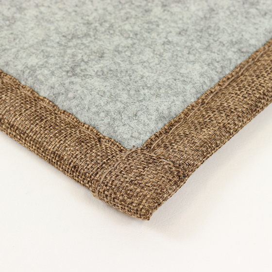 竹ふっくら コンパクトラグ フラット ブラウン 約3帖(180×240cm)