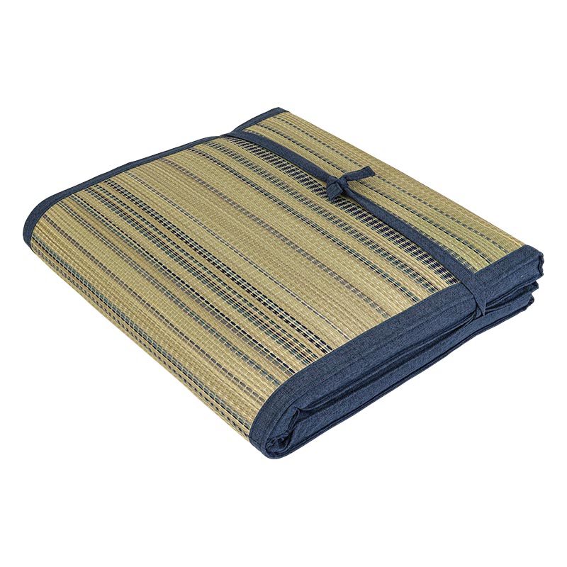 背もたれ付き シートクッション エール ブルー 43×80cm