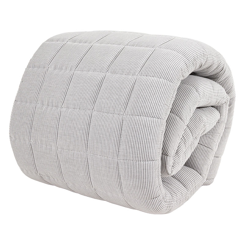 洗える コットンラグ 約1.5帖(130×185cm) グレー