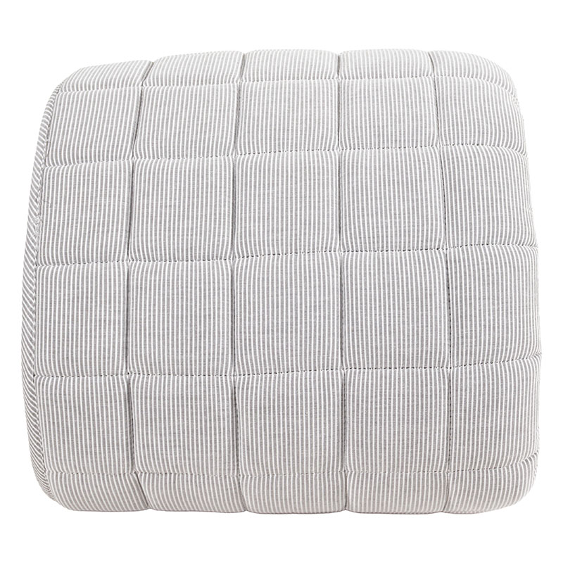 洗える コットンラグ 約2.2帖(185×185cm) グレー